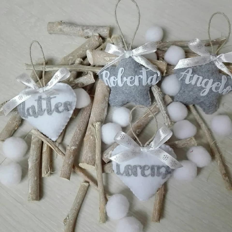 Decorazione albero in pannolenci