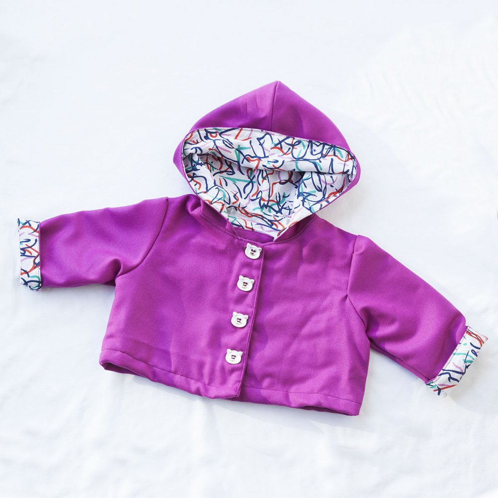 Cappottino baby (boy/girl) in lana o cotone. 6m-30m. 