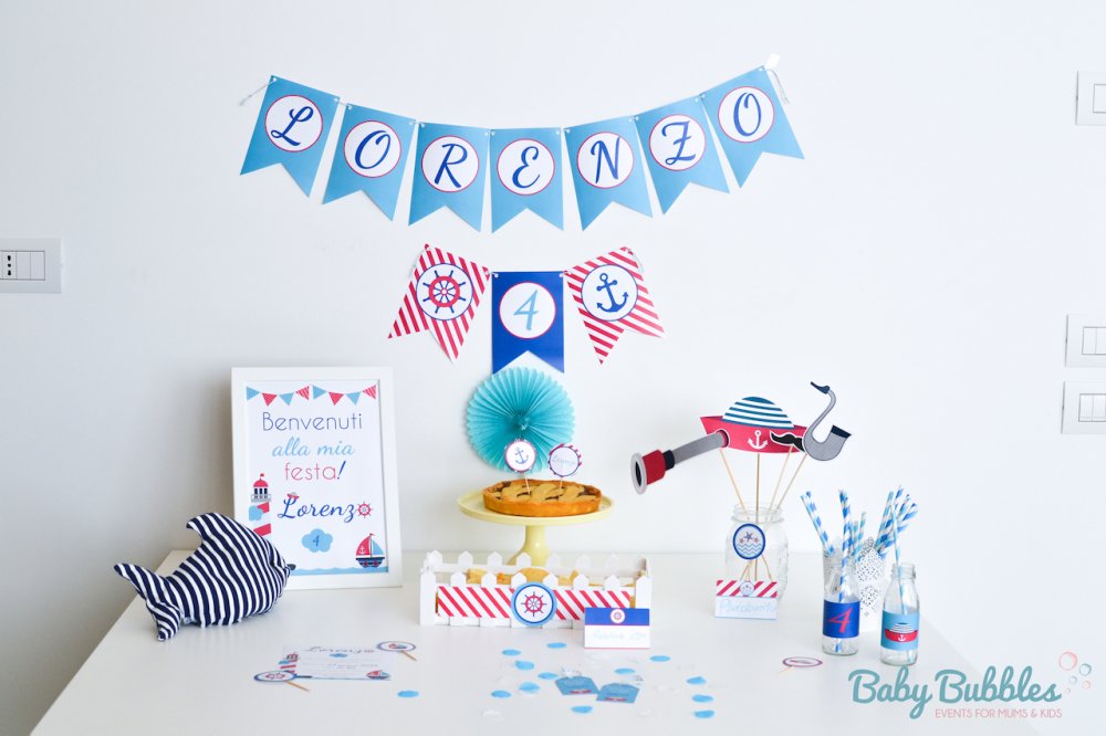 Party Kit Compleanno Marinaio