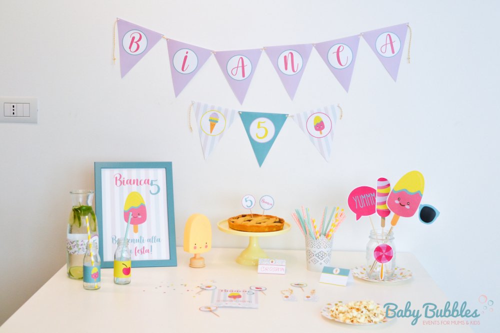 Party Kit Compleanno Gelati