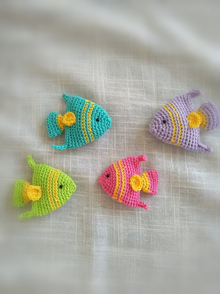 Pesciolini in stile Amigurumi