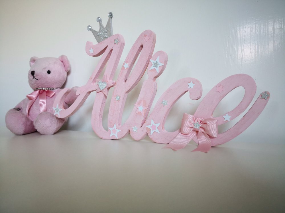 Nome in legno personalizzato