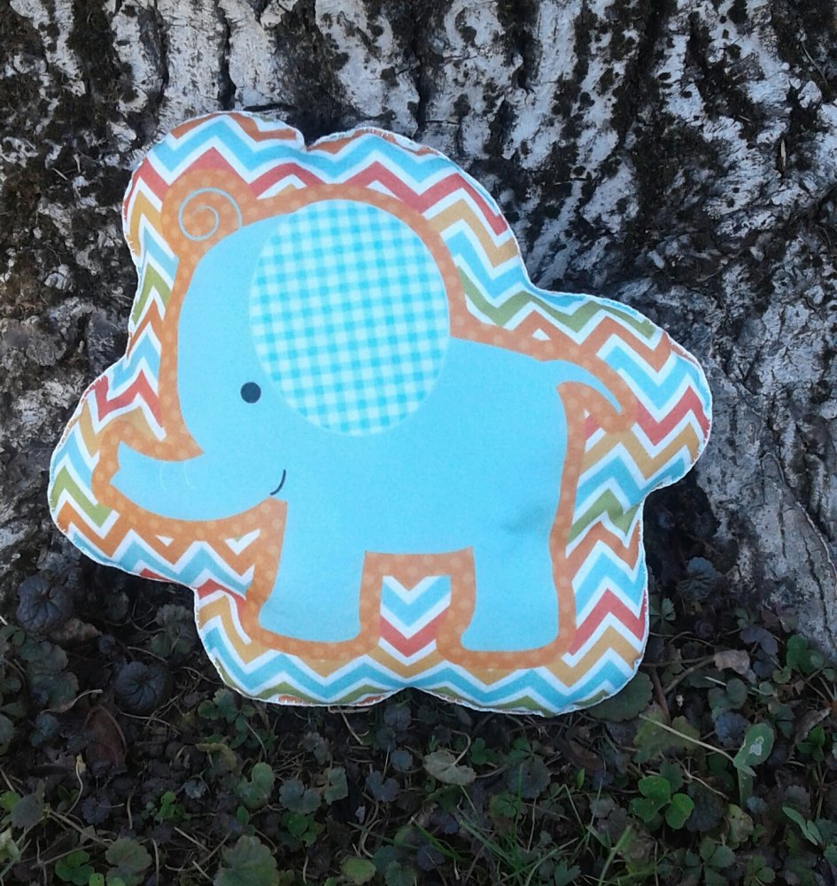 Cuscino animali della giungla, cuscino elefante 