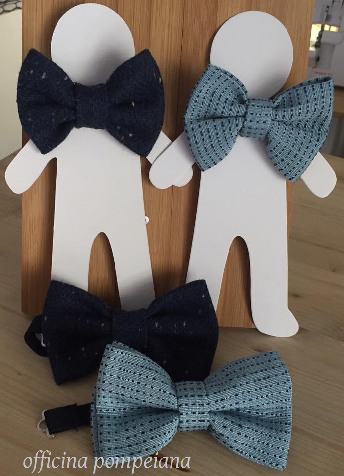 CRAVATTA PAPILLON PER  BAMBINO E PAPA'  SET DUE PEZZI