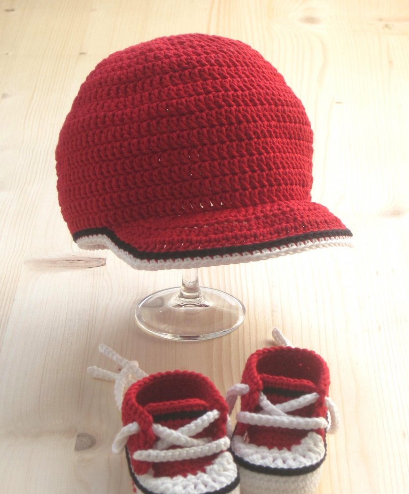 15 Cappelli Con Visiera Per Bambino - In Cotone, Verde Mela, Regolabile