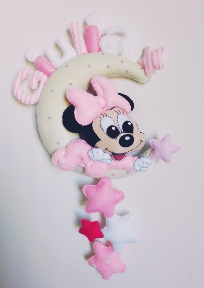 fiocco nascita Baby Minnie