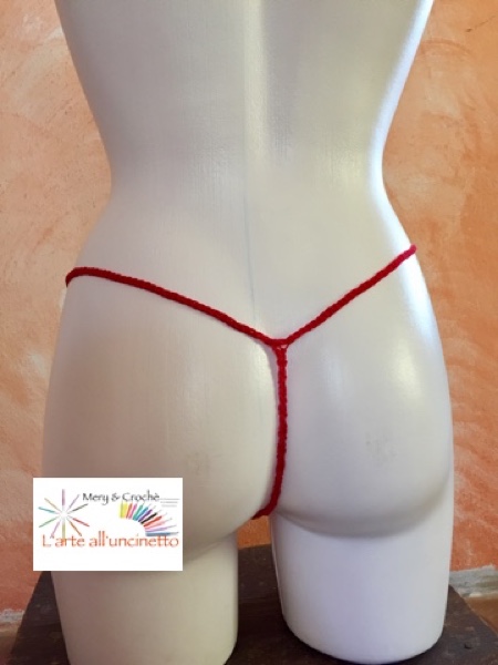 Costume da bagno/perizoma taglia L-XL, cotone 100%