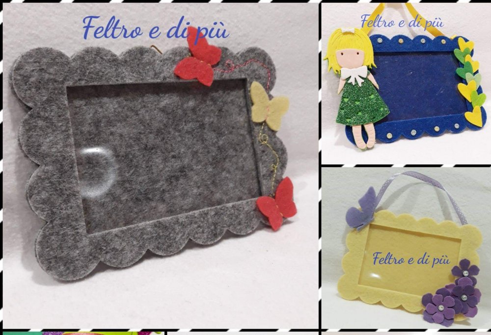 CORNICI  FELTRO PERSONALIZZABILI