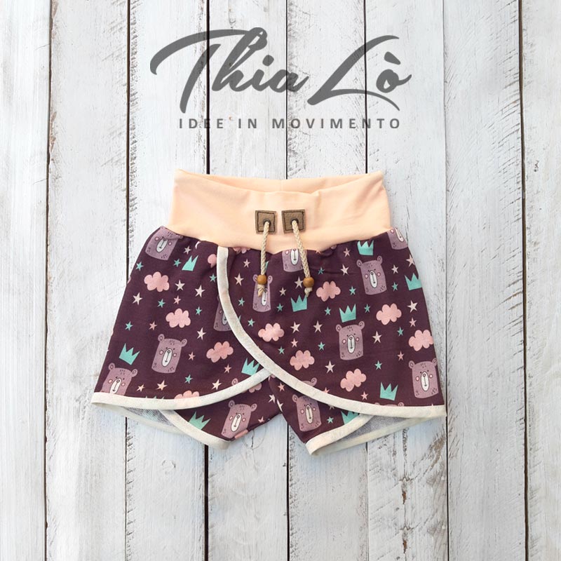 GONNA PANTALONE CON ORSETTI