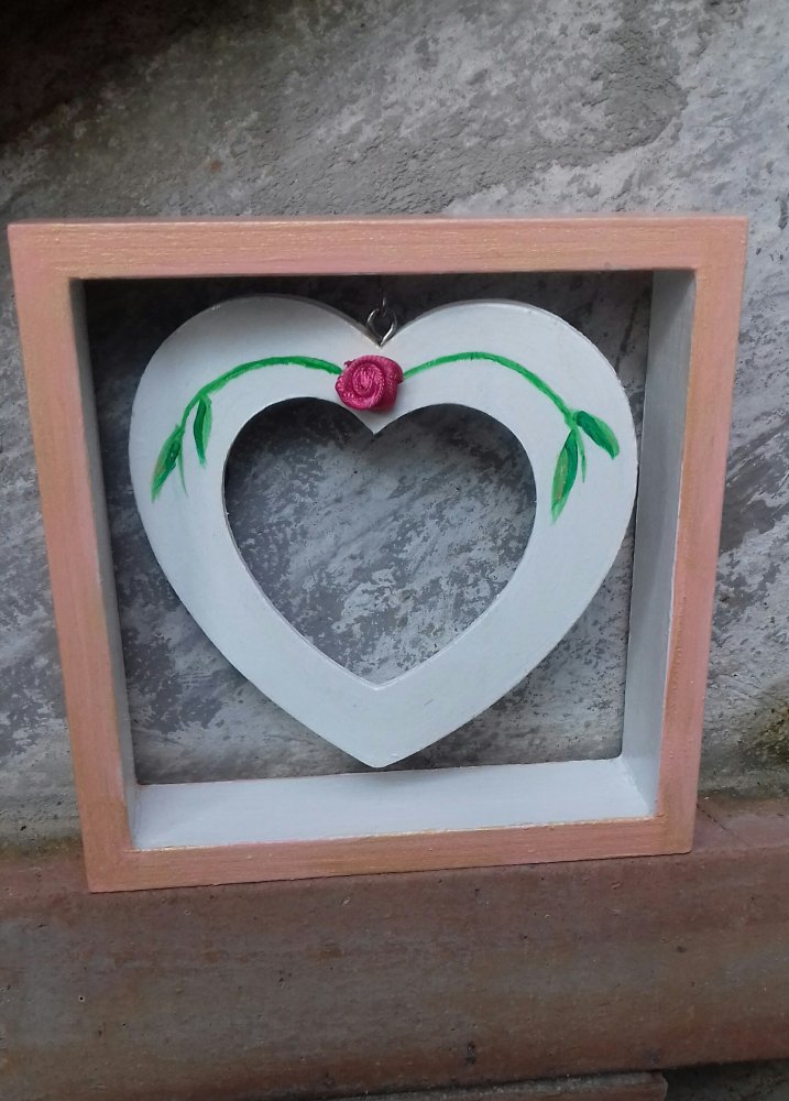 Cornice portafoto a forma di cuore ❤