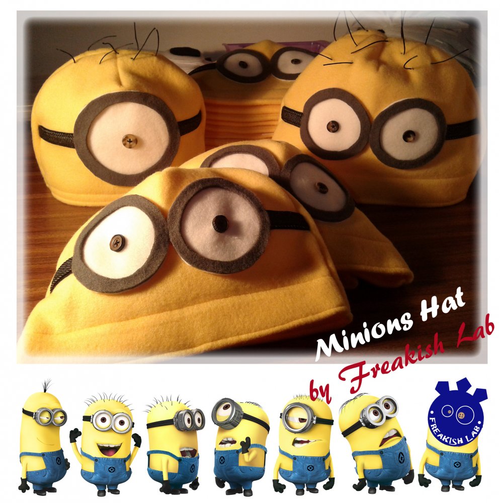 Cappello MINION in pile - tutte le taglie