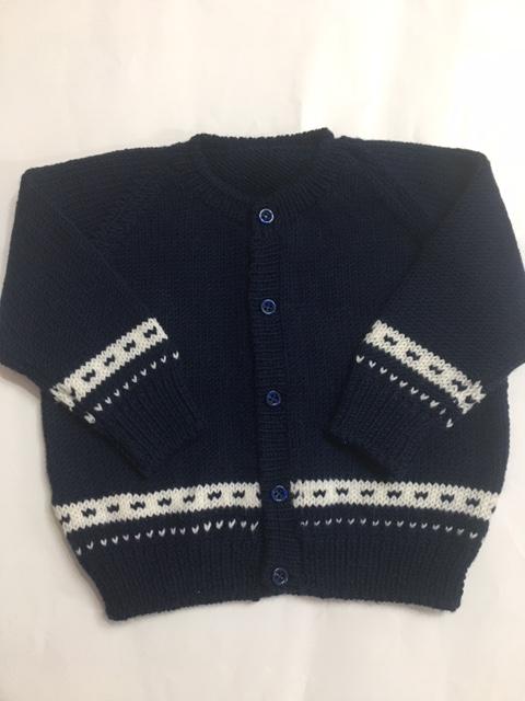 cardigan in pura lana per maschietto