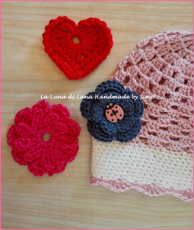 cappello a uncinetto traforato estivo per bambina bambina 