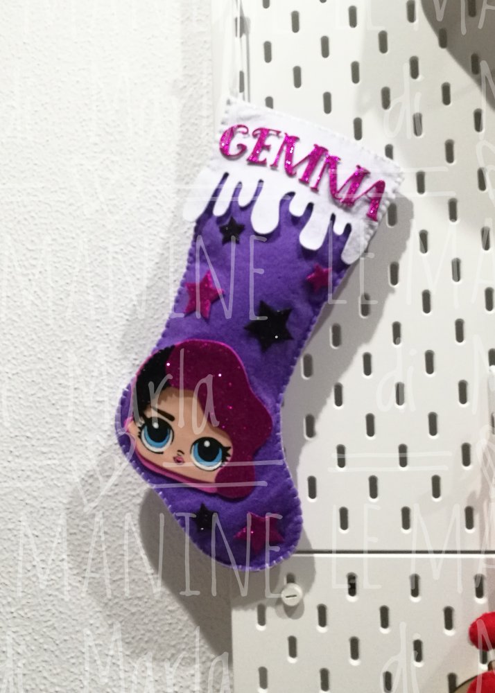 Calza befana LOL Rocker