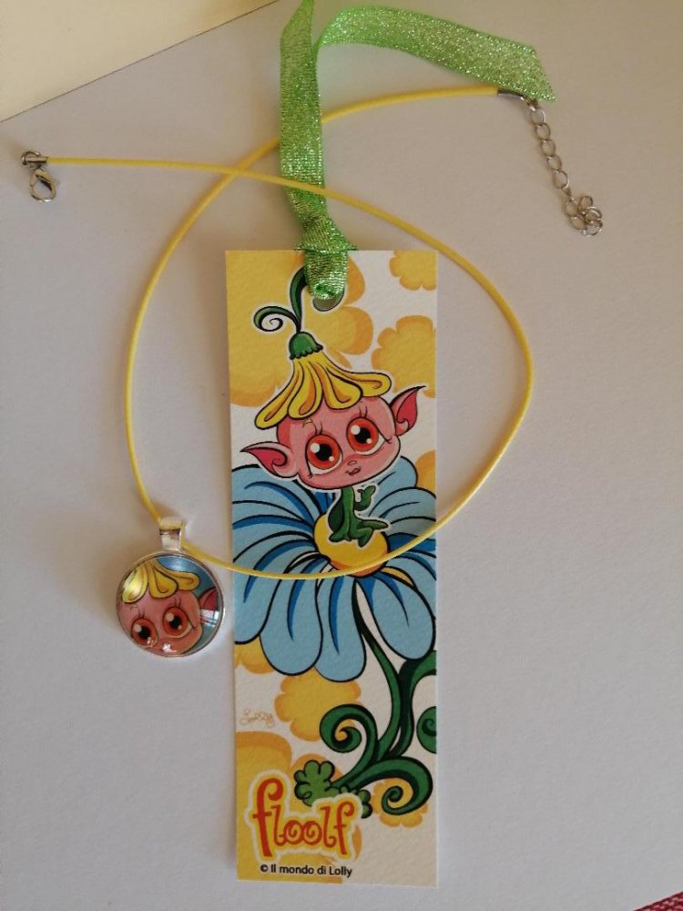 FLOOLF GIALLO Bijoux -  ciondolo cameo argento placcato