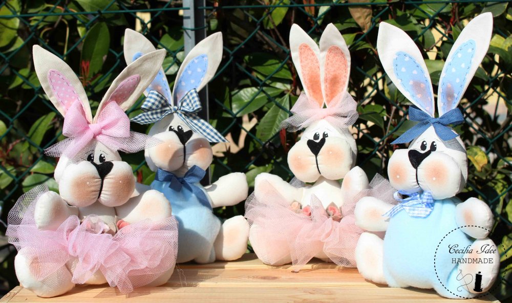 coniglietti di Pasqua- Bomboniera