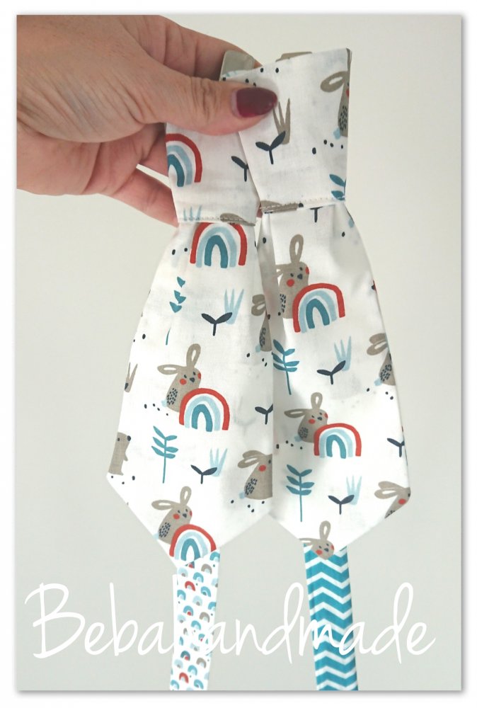 Portaciuccio bunny arcobaleno 