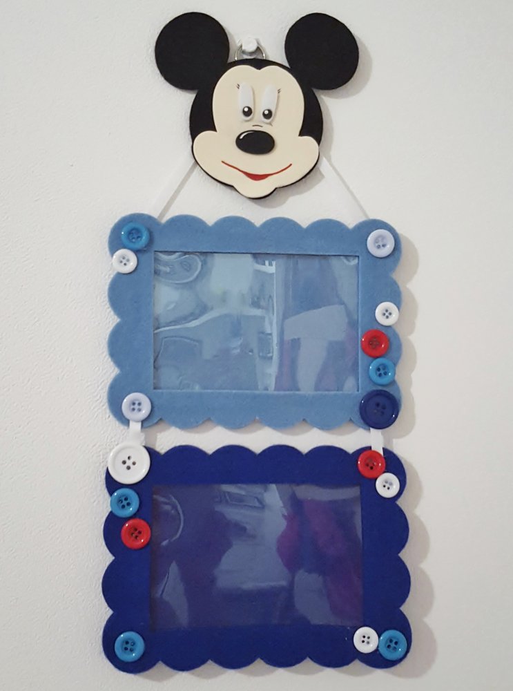 PRONTA CONSEGNA - Cornici in feltro con Topolino
