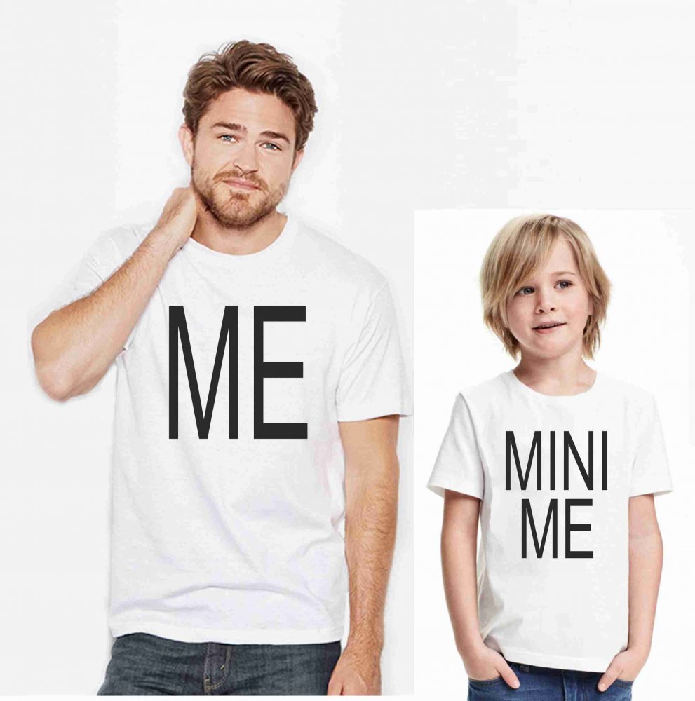 Kit due magliette una per il pap e uno per il figlio/a