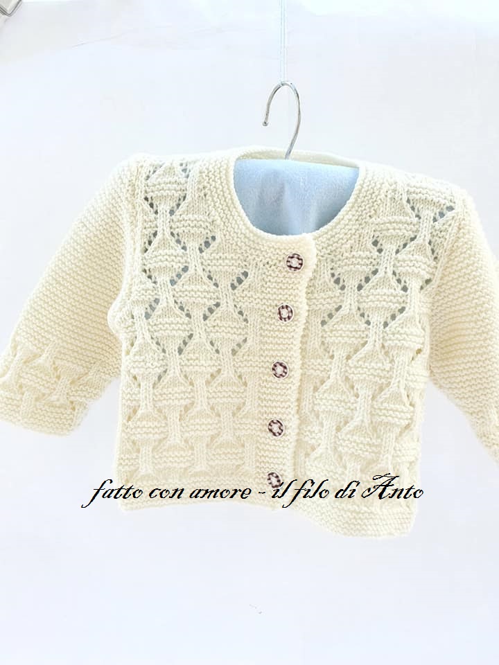 Maglia coprifasce bambino / bambina  in pura lana merinos