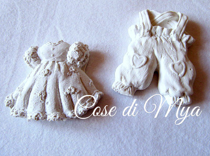 30 Gessetti profumati VESTITINO BIMBA/BIMBO piccolo