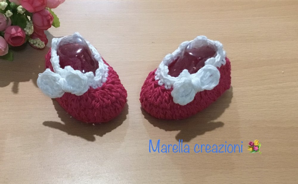 Scarpette   ballerina crochet 