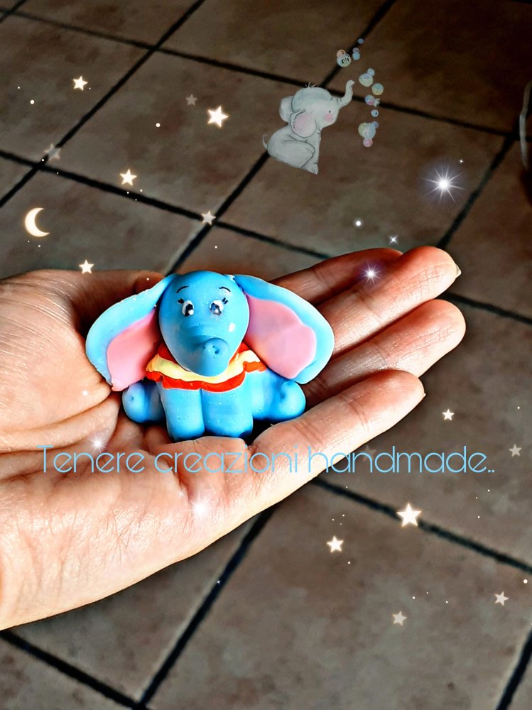Dumbo realizzato in pasta di mais 