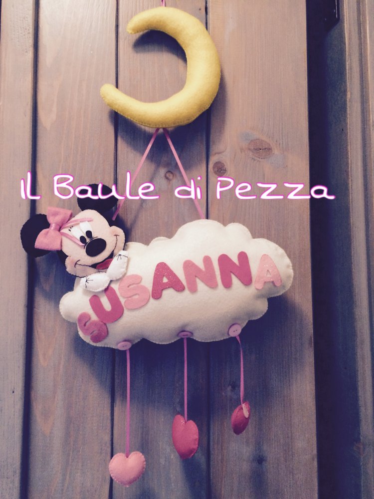 Fiocco nascita Minnie