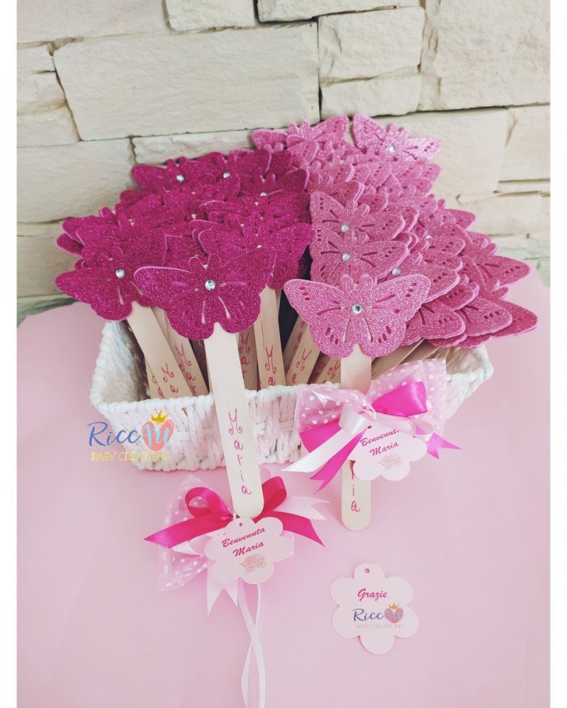 Segnalibro farfalla glitter 