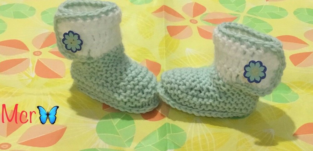 Scarpette stivaletti stile Ugg in lana 