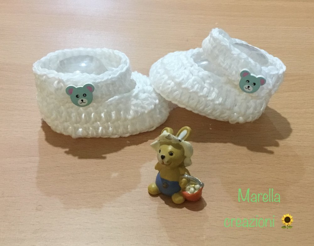 Scarpette uncinetto  crochet lana