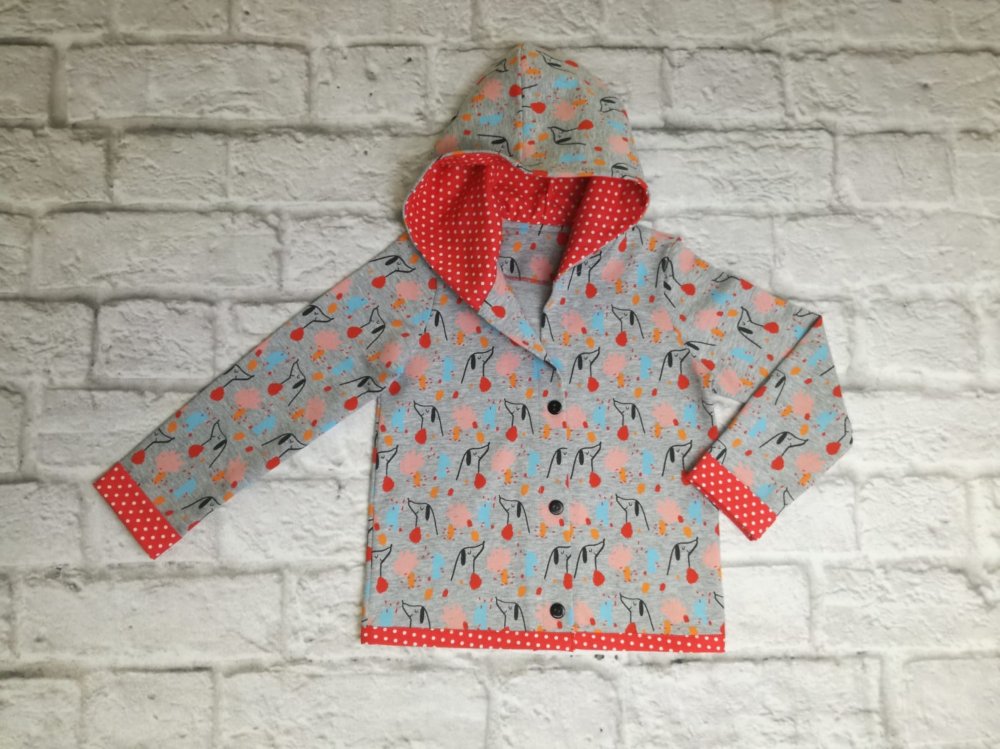 Giacca in Jersey con cappuccio unisex