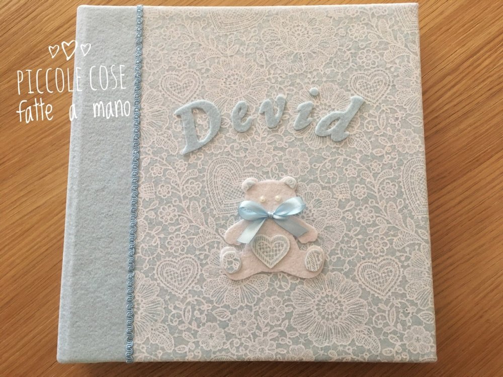 Album porta foto con copertina personalizzata 