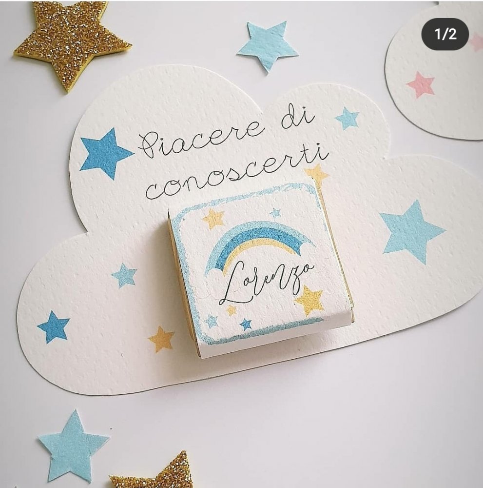 Cioccolatini personalizzati nascita compleanno comunione battesimo