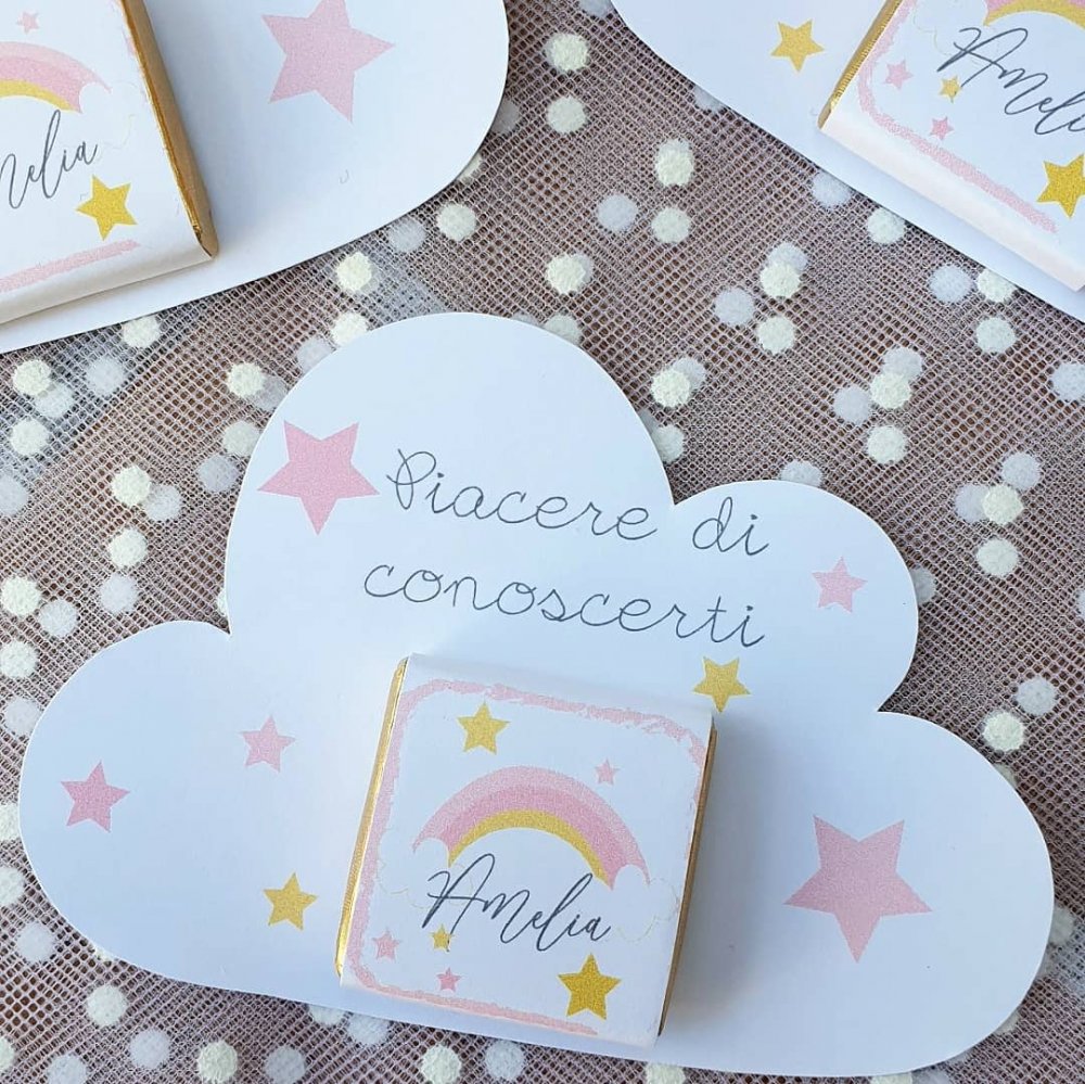 Cioccolatini personalizzati nascita compleanno comunione battesimo