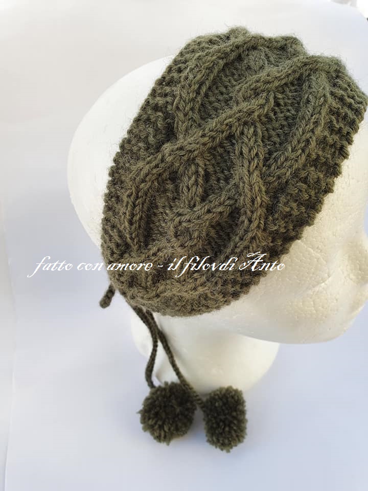Fascia donna in pura lana