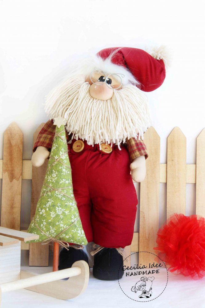 Babbo Natale in stoffa
