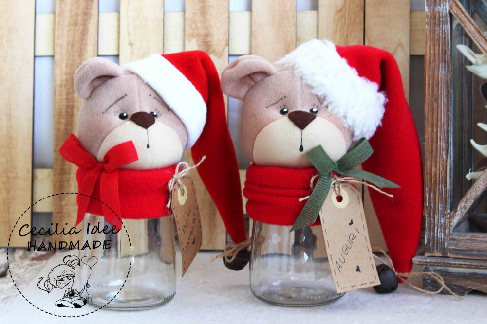 Barattolo porta cioccolatini - Natale