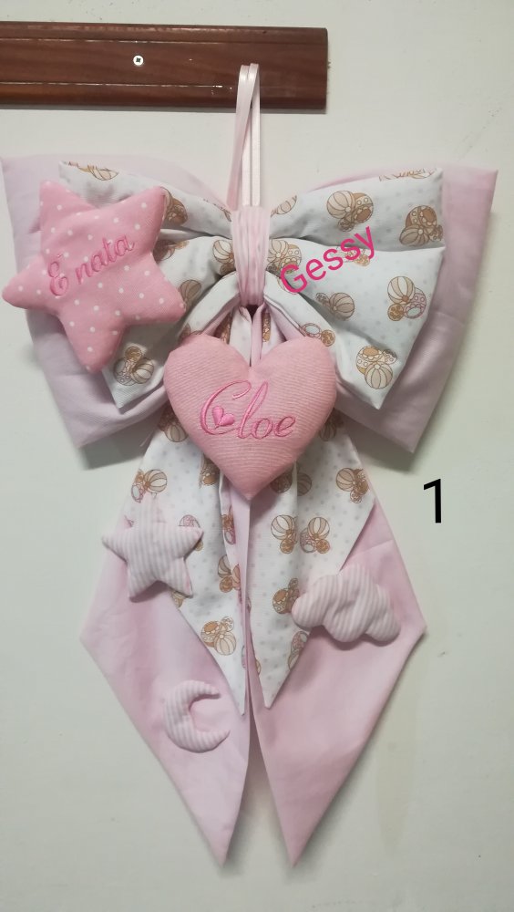 Fiocco nascita personalizzabile 