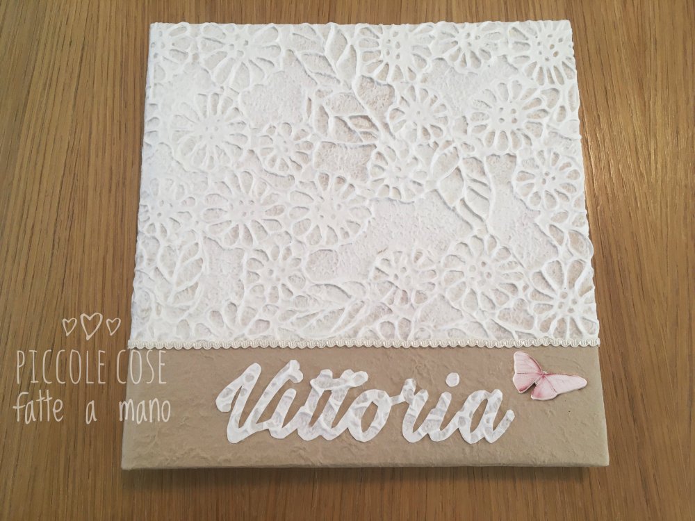 Album portafoto con copertina personalizzata con carta naturale