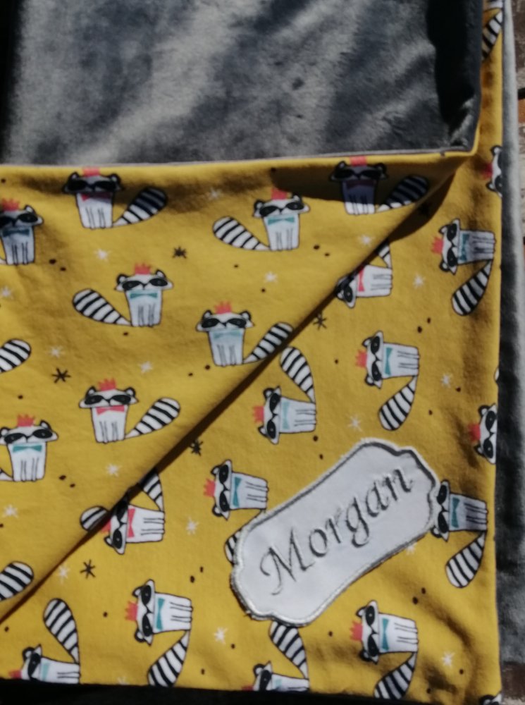 Copertina morbidissima jersey +minky 