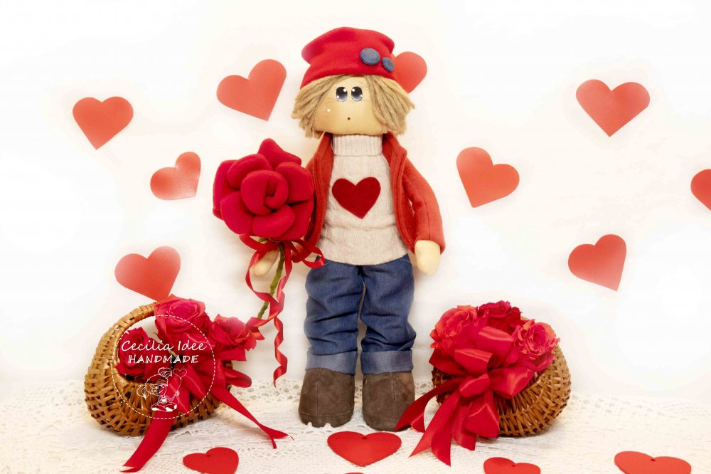 Romeo con rosa