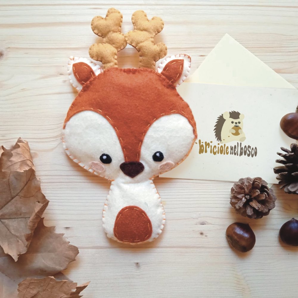 Animaletti e ricette del Bosco: Cerbiatto in pannolenci