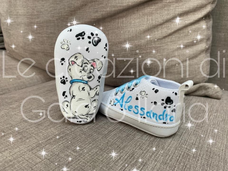 scarpe dipinte 