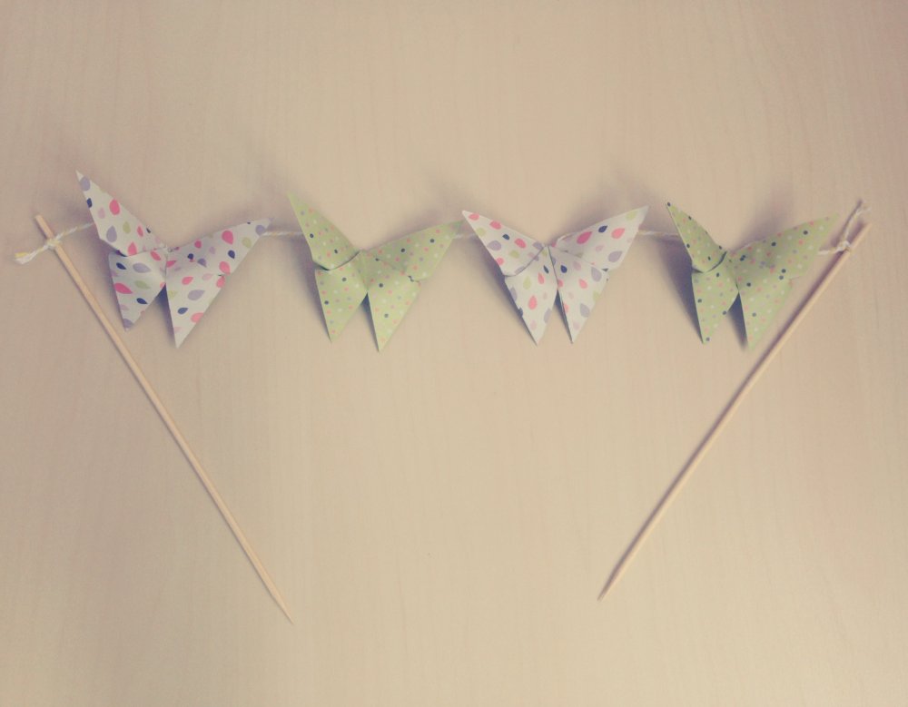 Butterfly cake topper