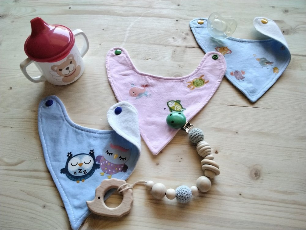 FRETTA DI NASCERE!!!!!!!!!!!!!! Bavaglino bambina/bambino nati prematuri in cotone 100% e spugna di cotone