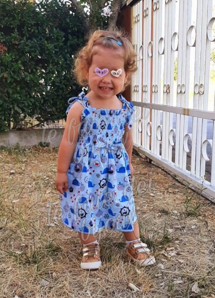 Vestitino bimba in cotone