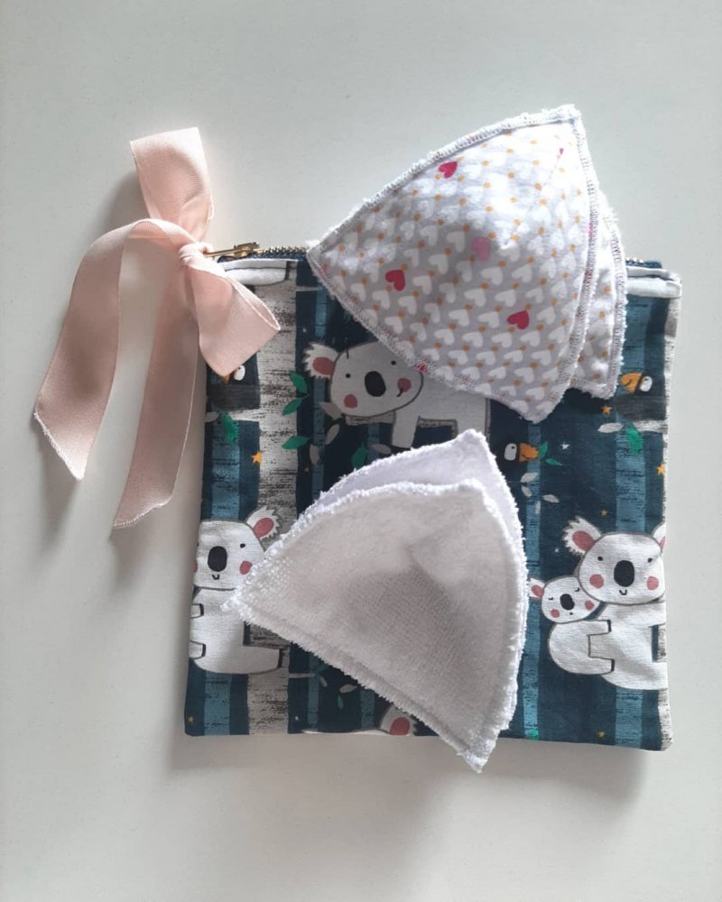COPPETTE ASSORBILATTE LAVABILI E RIUTILIZZABILI col.ESTERNO ROSA