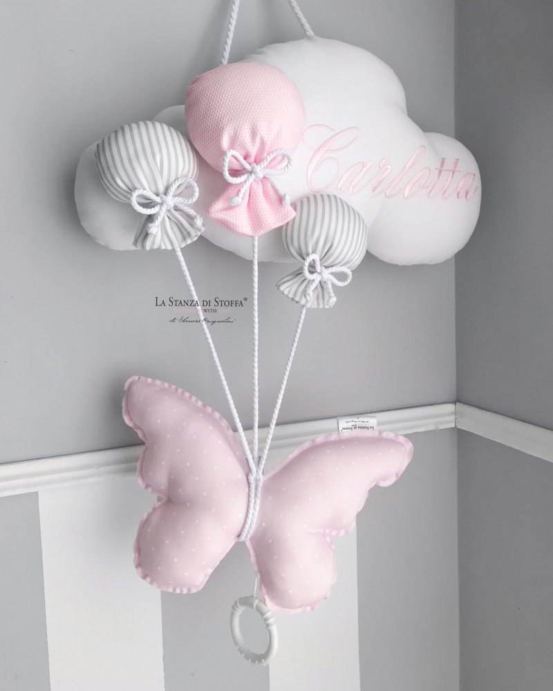 Nuvola con Farfalla e palloncini