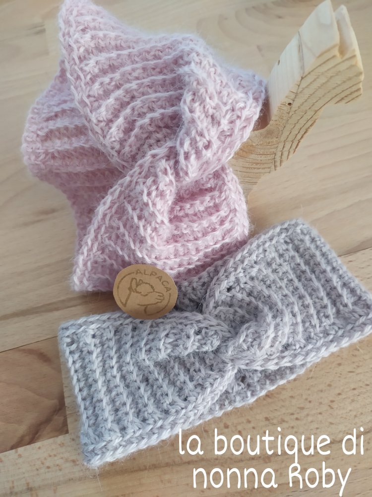 Fascia in pura Alpaca naturale